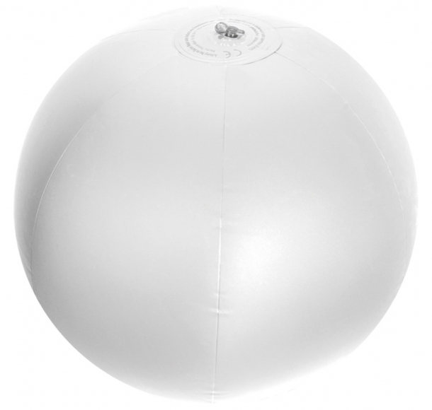 Piłka plażowa z PVC 40 cm, kolor Biały