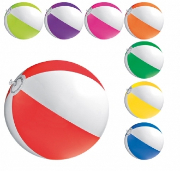 Piłka plażowa z PVC 40 cm, kolor Jasnozielony