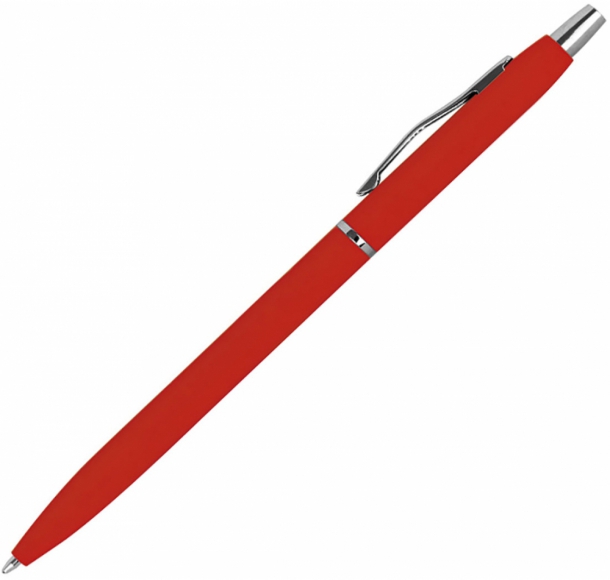 Długopis gumowany, kolor Czerwony