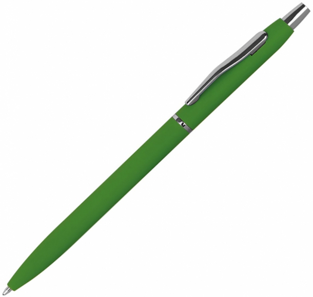 Długopis gumowany, kolor Zielony