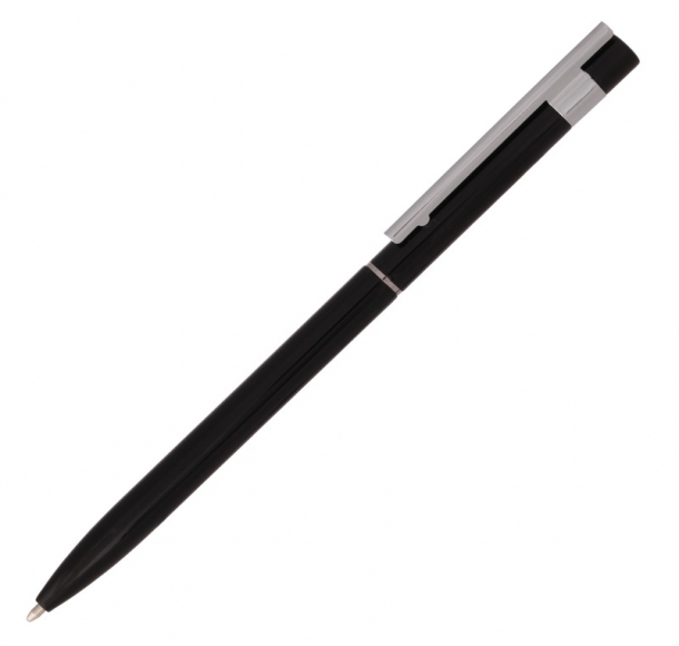 Długopis Curio, czarny - druga jakość, kolor Czarny