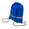 Plecak promocyjny z taśmą odblaskową, niebieski, kolor Niebieski