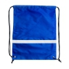 Plecak promocyjny z taśmą odblaskową, niebieski, kolor Niebieski