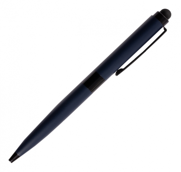 Długopis Tondela w pudełku, granatowy, kolor Granatowy