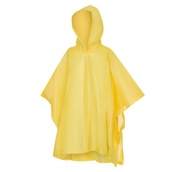Peleryna przeciwdeszczowa dla dzieci Rainbeater, żółty, kolor Żółty