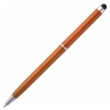 Długopis plastikowy touch pen, kolor Pomarańczowy