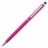 Długopis plastikowy touch pen, kolor Różowy