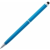 Długopis plastikowy touch pen, kolor Jasno niebieski
