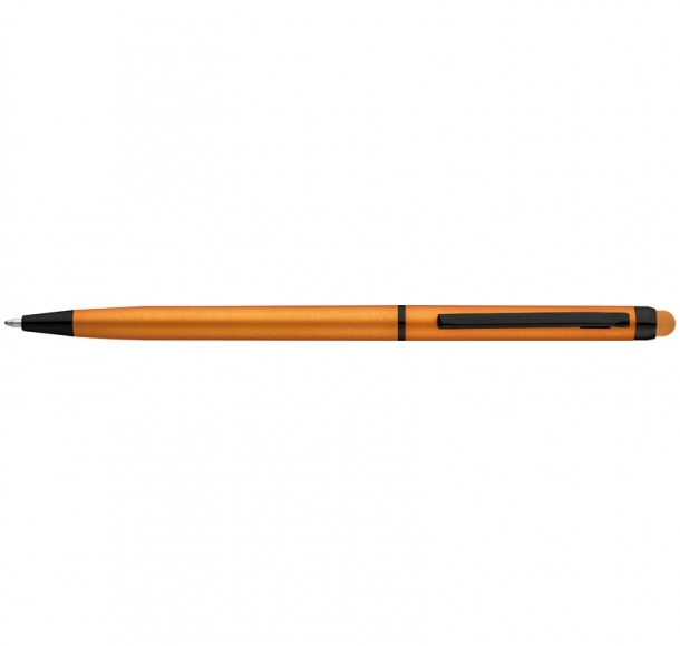 Długopis metalowy do ekranów dotykowych, kolor Pomarańczowy