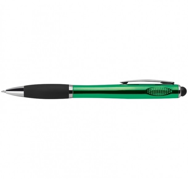 Długopis z podświetlanym logo, kolor Zielony