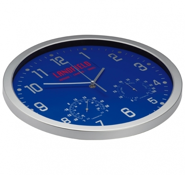 Zegar ścienny CrisMa, kolor Niebieski