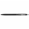 Długopis metalowy, gumowany, kolor Czarny