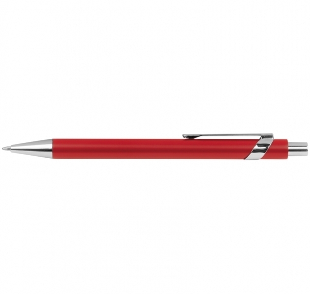 Długopis metalowy - matowy, kolor Czerwony