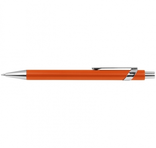 Długopis metalowy - matowy, kolor Pomarańczowy